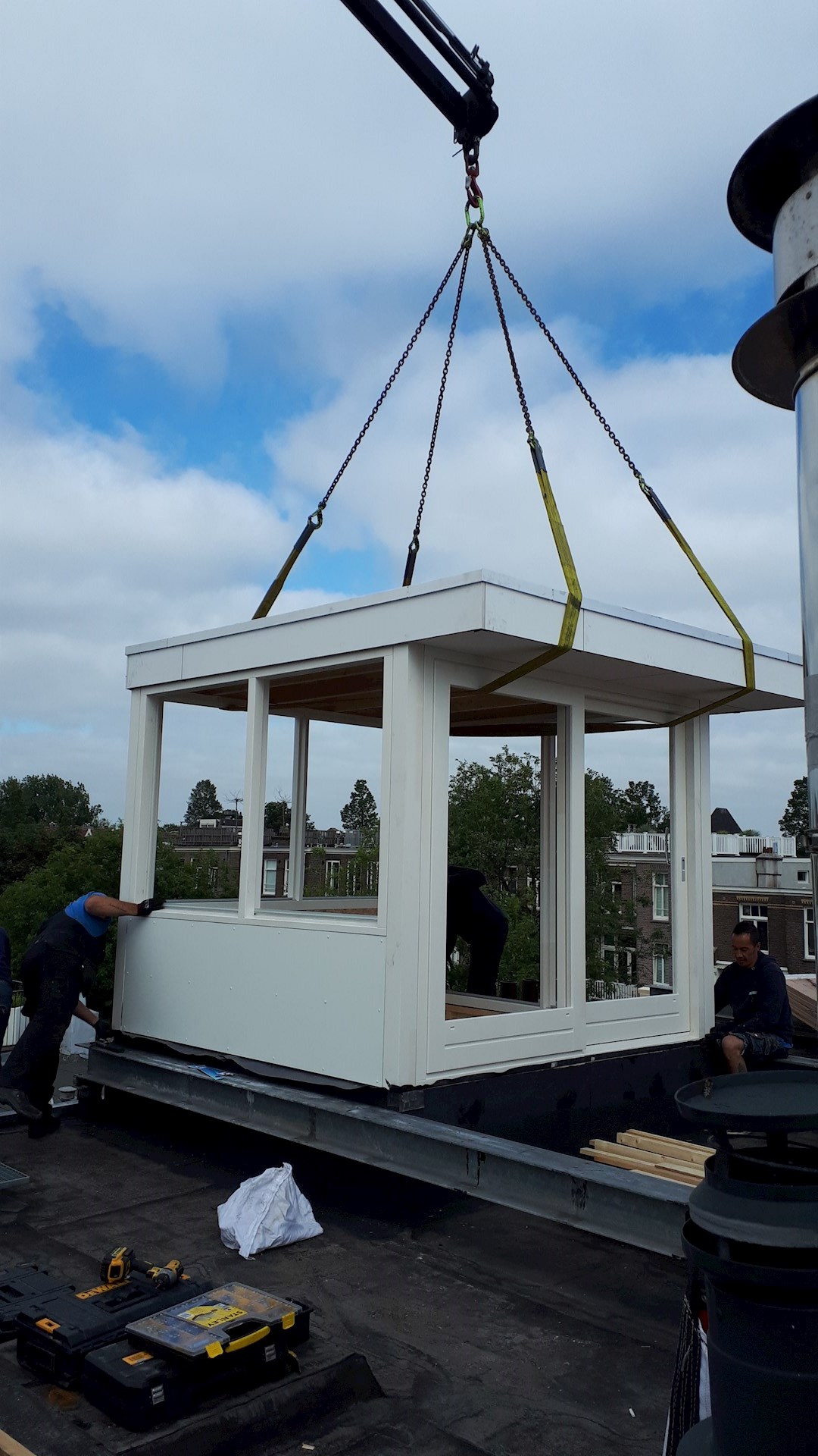 Projecten Dakhuis + Dakterras Plaatsen In Amsterdam Voor De Firma Renoparts Uit Vianen8