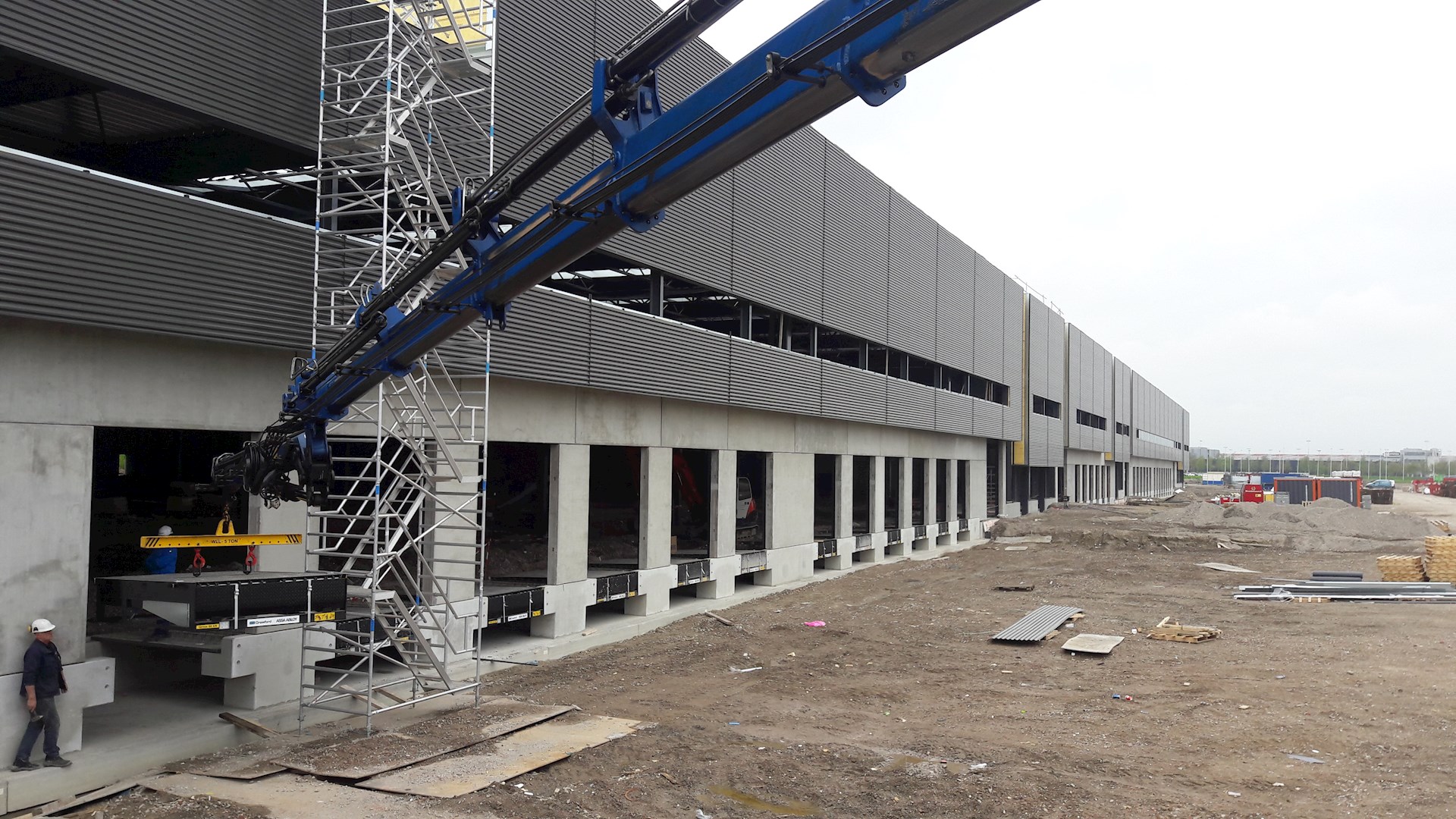 Projecten Dock Levelers Plaatsen Voor Nieuwbouw Pand Schiphol Voor Assa Abloy Heerhugowaard